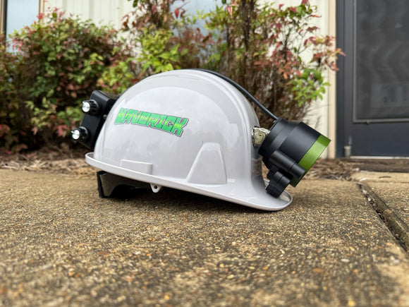 New Display model Superior Maverick ES Mounted on Ratchet Strap Bump Cap